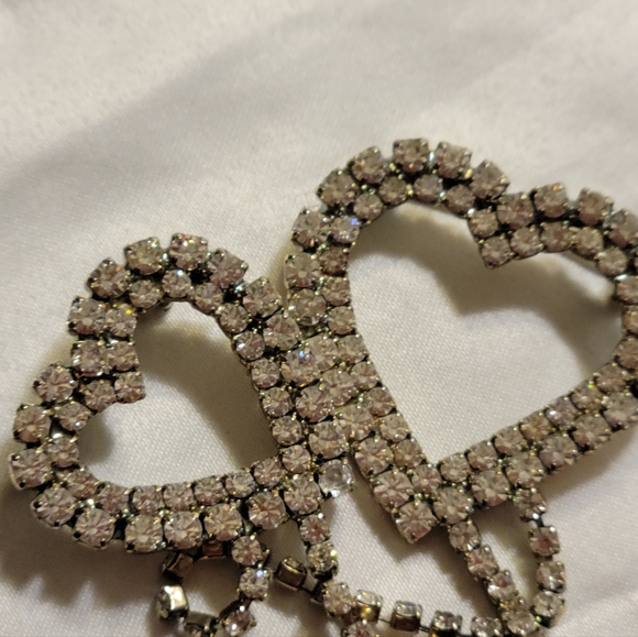 Vintage Rhinestone Brooch Pins Lot of 3 - Picture 3 of 11